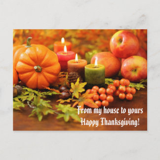 Thanksgiving Blank-kort Helg Vykort