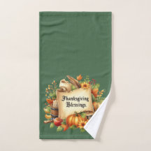 Thanksgiving Blating Hand Towel