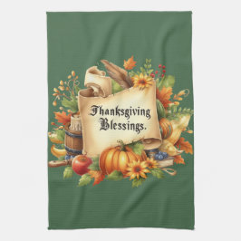 Thanksgiving Blating Kitchen Towel Kökshandduk