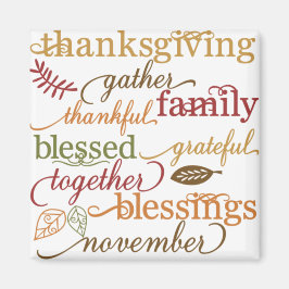 Thanksgiving Blesser Magnet