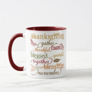 Thanksgiving Blessings Mugg