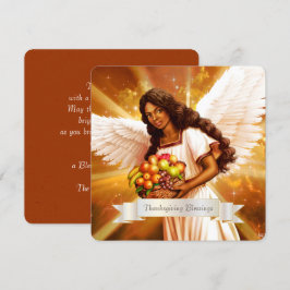 Thanksgiving Blessings. Religiösans platta kort