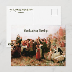 Thanksgiving Blessings. Utvalda vykort