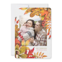 Thanksgiving Bold Botanical Flat Vert Photo