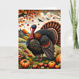 Thanksgiving Bountiful Harvest Kort