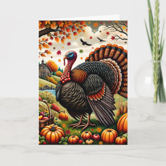 Thanksgiving Bountiful Harvest Kort