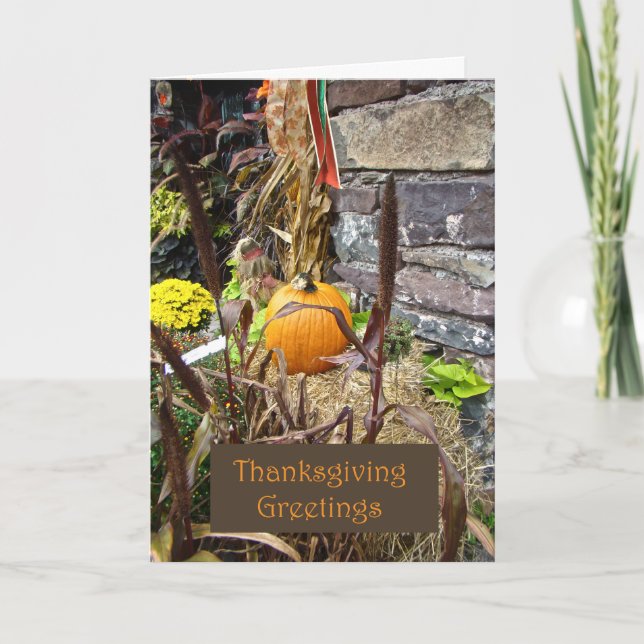 Thanksgiving Bounty Helgkort (Framsida)