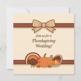 Thanksgiving Bröllop Inbjudningar