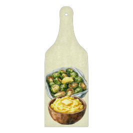 THANKSGIVING BRUSSLE SPROUTS & MASHED POTATIS