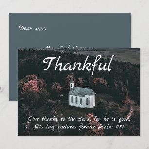 Thanksgiving Card - Christian - Faith Inbjudningar