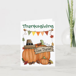 Thanksgiving Card - Ge tack Helgkort