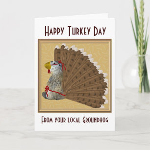 Thanksgiving Card - humoristisk Helgkort