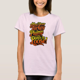 Thanksgiving, Cartoon Diva Turkey, T-Shirt