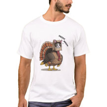 Thanksgiving Cat Funny Turkiet Fake Cat Meow Im Ca
