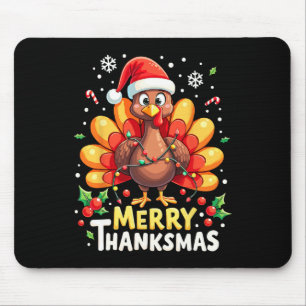 Thanksgiving Ch för Turkiet Santa Lycklig Merry Th Musmatta