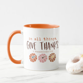 Thanksgiving Christian Quote Mugg