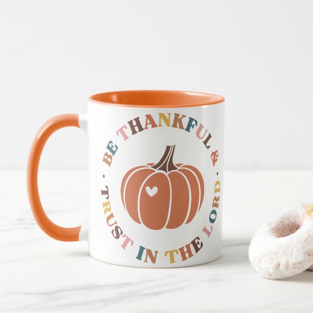 Thanksgiving Christian Quote Mugg (Med munk)