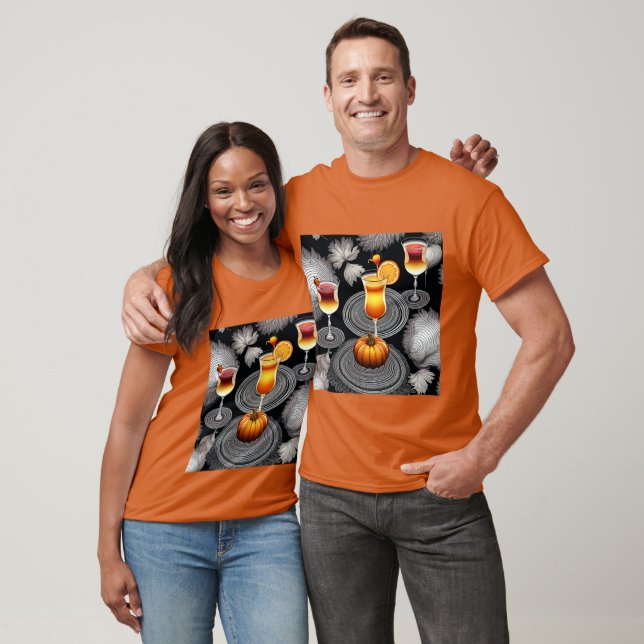 Thanksgiving Cocktails T Shirt (Unisex)