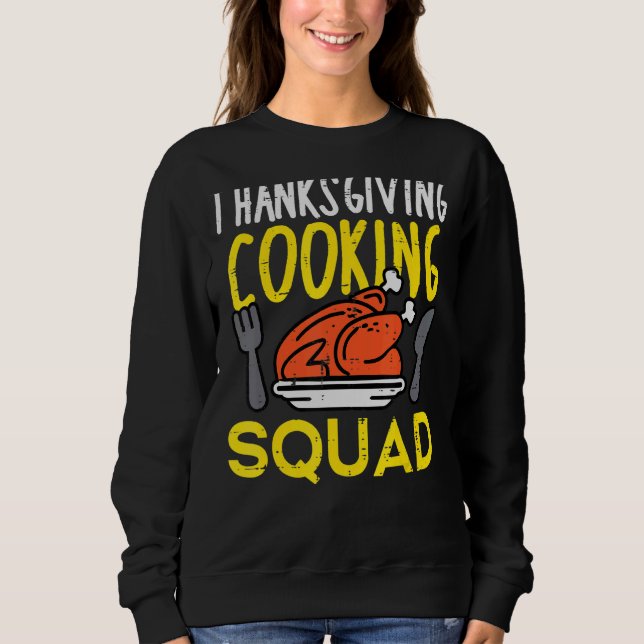 Thanksgiving Cooking Squad Turkey Day Team Manar W T Shirt (Framsida)