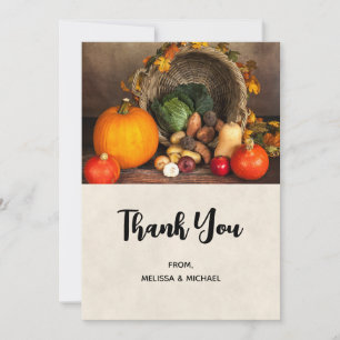 Thanksgiving Cornucopia Bountiful Harvest Tack Kort