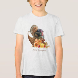 Thanksgiving Cornucopia Boys T-Shirt