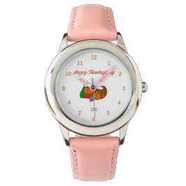 Thanksgiving Cornucopia Kids Stainless Steel Watch Armbandsur