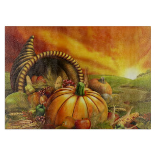 Thanksgiving cornucopia pumkin fält