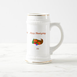 Thanksgiving Cornucopia Stein Mugg