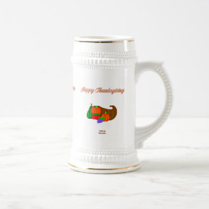 Thanksgiving Cornucopia Stein Mugg