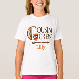 Thanksgiving Cousin Crew Shirt Turkey Cousin Shirt T