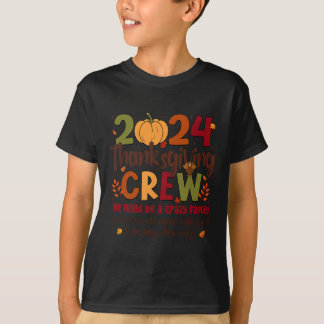 Thanksgiving Crew 2024 Turkiet - familjematchning T Shirt