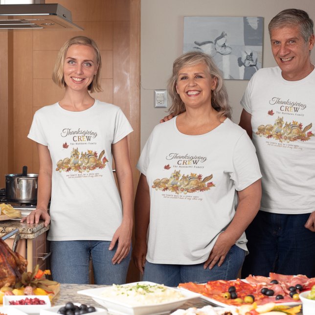 Thanksgiving Crew | Cute Family Reunion T Shirt (Skapare uppladdad)
