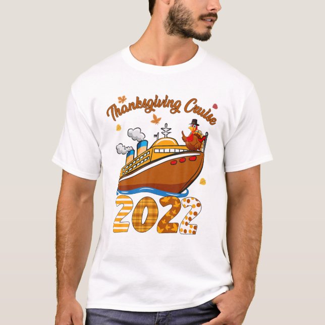 Thanksgiving Cruise 2022 T Shirt (Framsida)