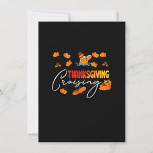 Thanksgiving Cruise Travel Group Family M Inbjudningar
