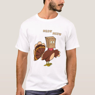 Thanksgiving Cute Cat Fake T Shirt