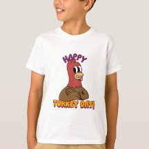 Thanksgiving Cute Lycklig Turkiet T-Shirt