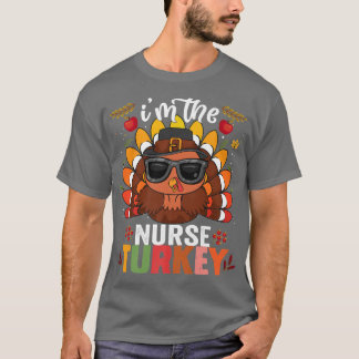 Thanksgiving Da för sjuksköterska i Turkiet Family T Shirt