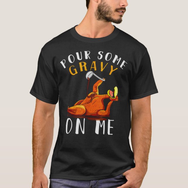Thanksgiving Dabbing Turkey Essential  T Shirt (Framsida)