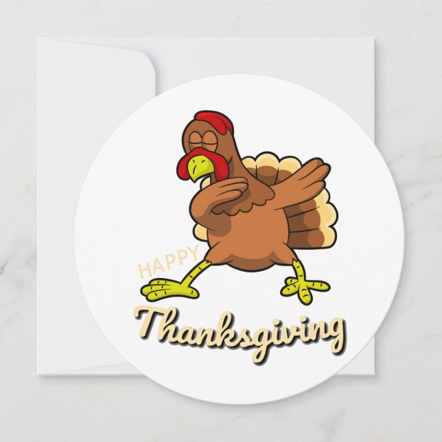 thanksgiving-dabbtangent inbjudningar (Framsida)
