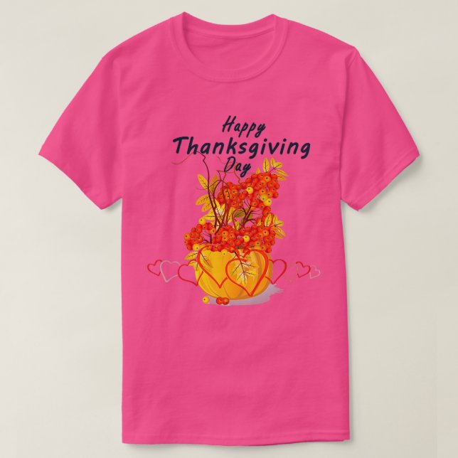 Thanksgiving Dag 6 T Shirt (Design framsida)