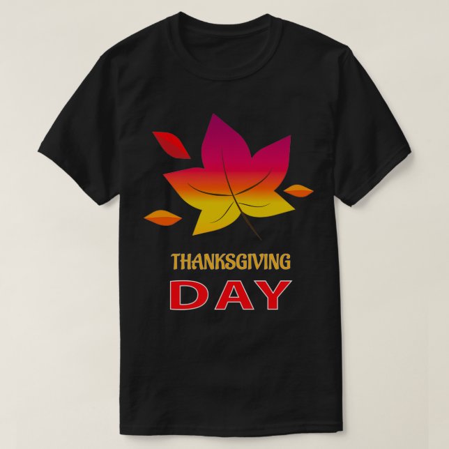 Thanksgiving dag 9 t shirt (Design framsida)