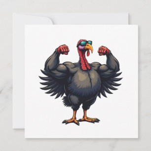 Thanksgiving Dag Gym-workout för Bodybuilding i Tu Meddelande