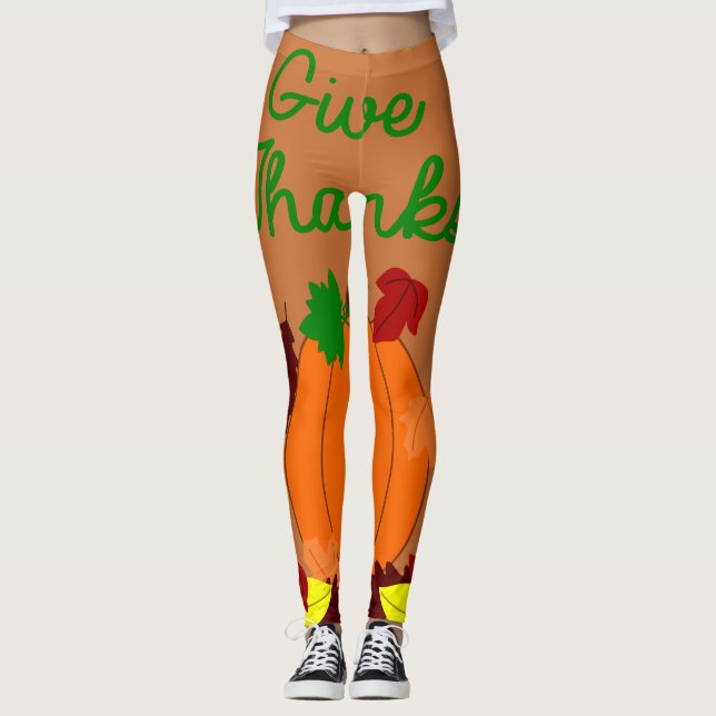 Thanksgiving Dag Leggings (Framsida)