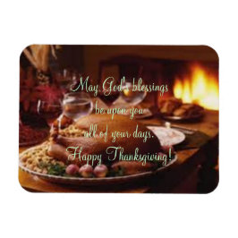 Thanksgiving Dag-middag Magnet
