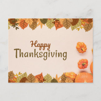 Thanksgiving Dag Vykort
