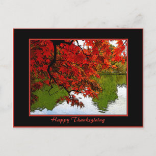 Thanksgiving-dagars postkort - flödesscenario helg vykort