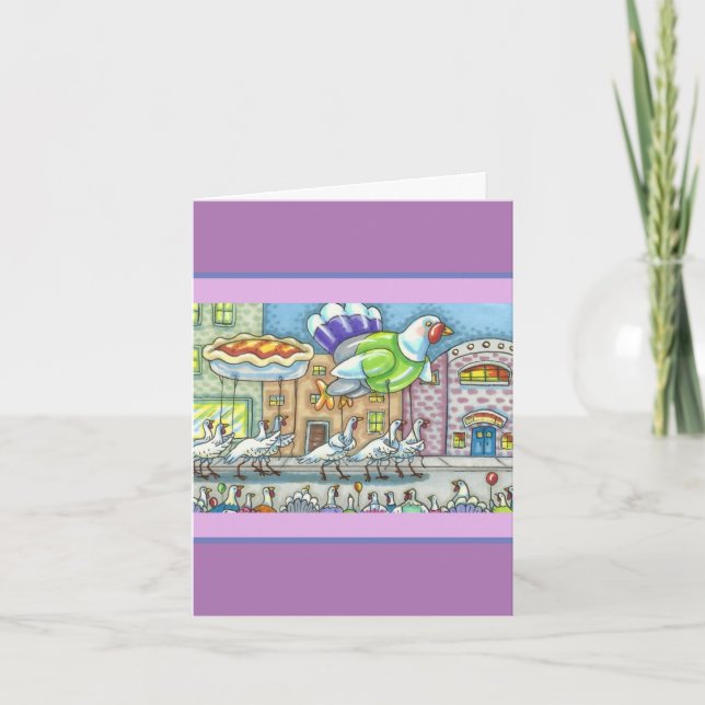 THANKSGIVING DAGEN PARAD TURKIET HELIUM BALLOONS B KORT (Framsida)