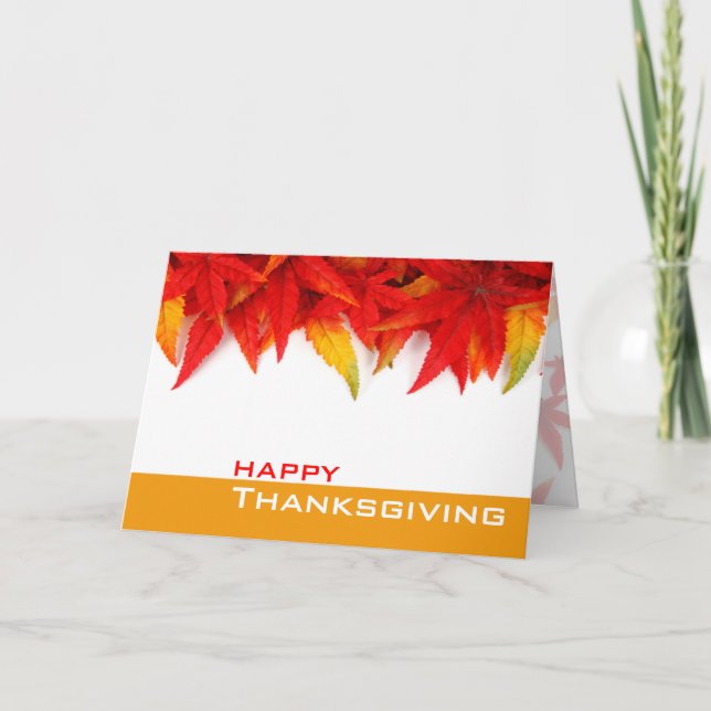 Thanksgiving-dagskort Helgkort (Framsida)