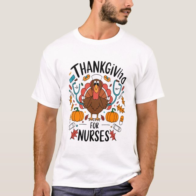 Thanksgiving:där vården tillmötesgår Turkiets lukt T Shirt (Framsida)