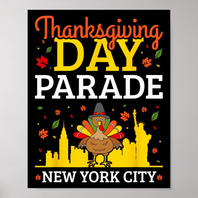 Thanksgiving Day Parad New York City Poster (Framsidan)